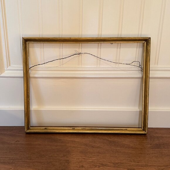Vintage Gold Painted Wood Frame - Picture 1 of 4